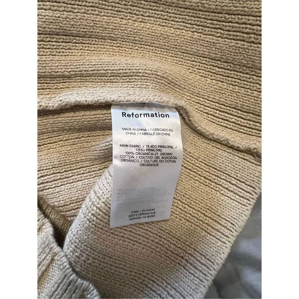 REFORMATION - SAMANTHA COTTON SWEATER DRESS - Picture 9 of 11